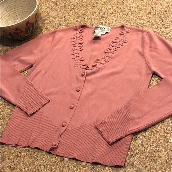 Joseph A. Dressy Lightweight Sweater or Top Small - Picture 1 of 16